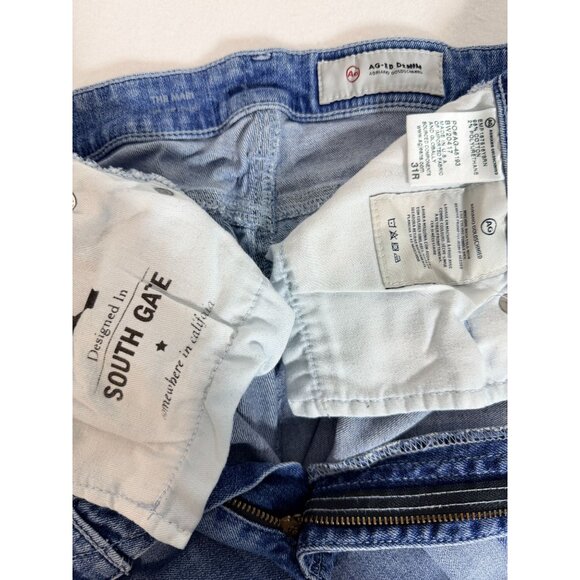 AG Adriano Goldschmied The Mari High-Rise Straight Leg Jeans In Medium Wash 31R - Picture 4 of 14